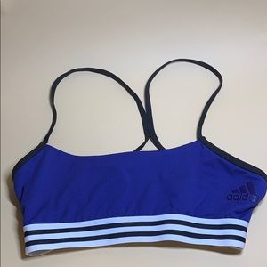 Adidas Sports Bra - Blue Xs